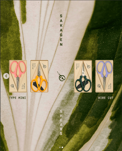 Tijeras Mini - F de Sakagen (edición florista, hechas en Japón) - Vegify